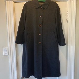 Sz M, Steinboch Himalayan Loden coat, charcoal grey